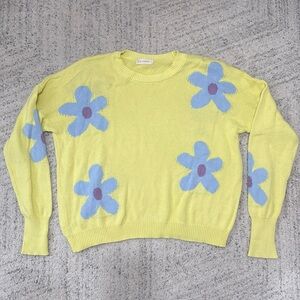 By Together Flower Print Sweater